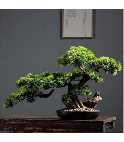 Amazon｜WJW 人工盆栽 盆栽 松 大型屋内人工植物 フェイク盆栽